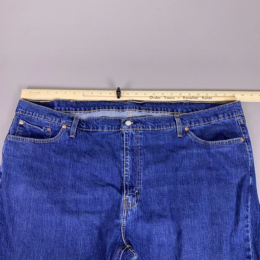 Levis 541 Athletic Taper Jeans Men's Size 52x30‎ Blue Medium Wash Stretch Denim